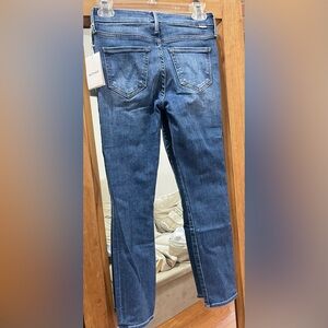 MOTHER Straight Leg Blue Jeans